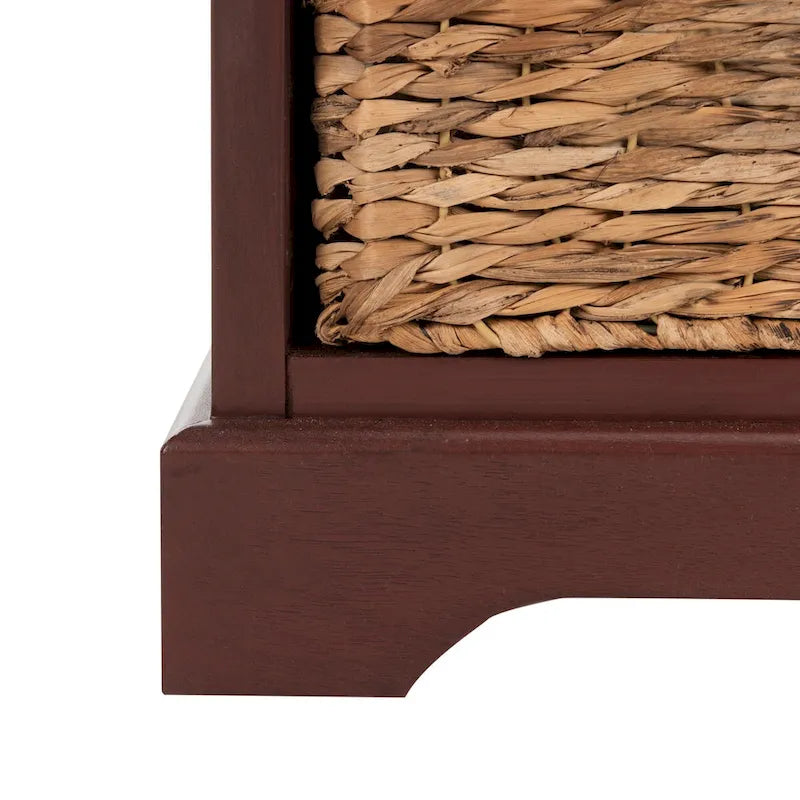 SAFAVIEH Ardella Meuble de rangement haut rouge - 15,7 x 13 x 34,3 - 16Lx13Px34H