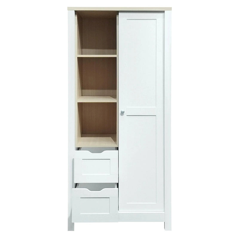 Armoire de rangement avec porte coulissante