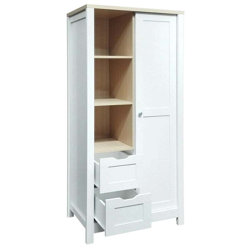 Armoire de rangement avec porte coulissante