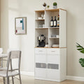 Buffet de rangement pour garde-manger, Armoire de cuisine autoportante, Grand placard de rangement pour cuisine, salle de bain, salon, bureau