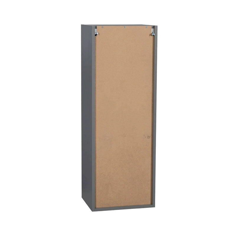 Meuble Haut 15 x 42 - Porte Simple - Gris - 15 x 42 x 12