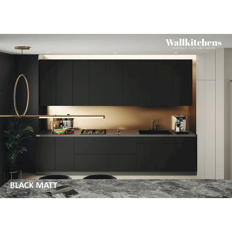 WEP1215-BLK Panneau d'extrémité mural - 12x15