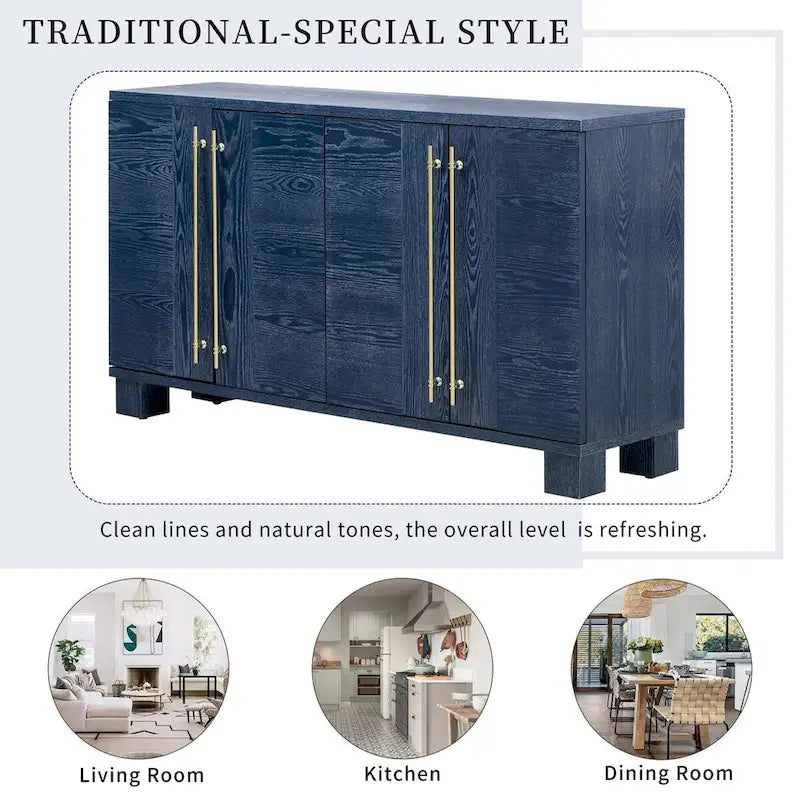 Bahut en bois de style traditionnel