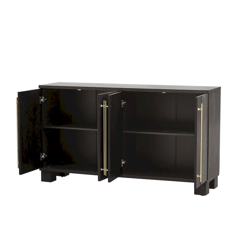 Bahut en bois de style traditionnel