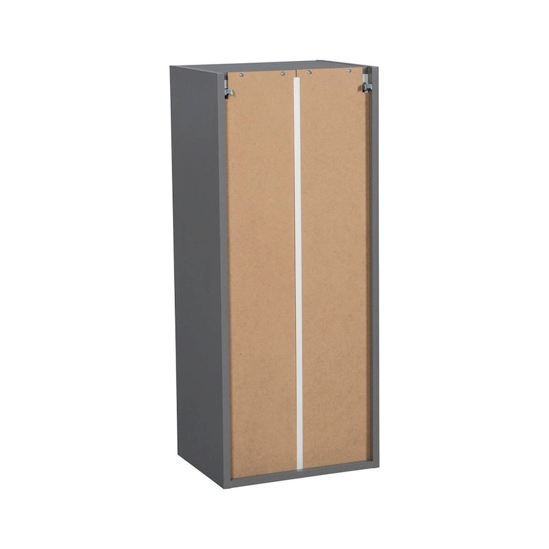 Armoire murale 24 x 36 - Porte simple - Grise - 24 x 36 x 12