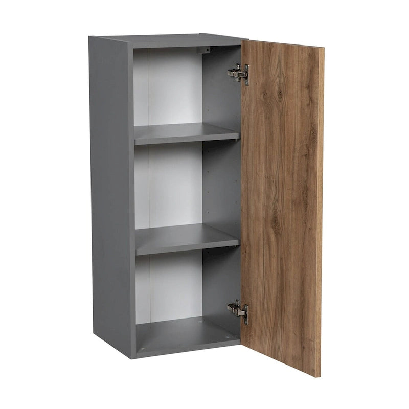 Armoire murale 24 x 36 - Porte simple - Grise - 24 x 36 x 12