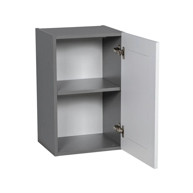Meuble mural 21 x 24 - Une porte - Gris - 21 x 24 x 12