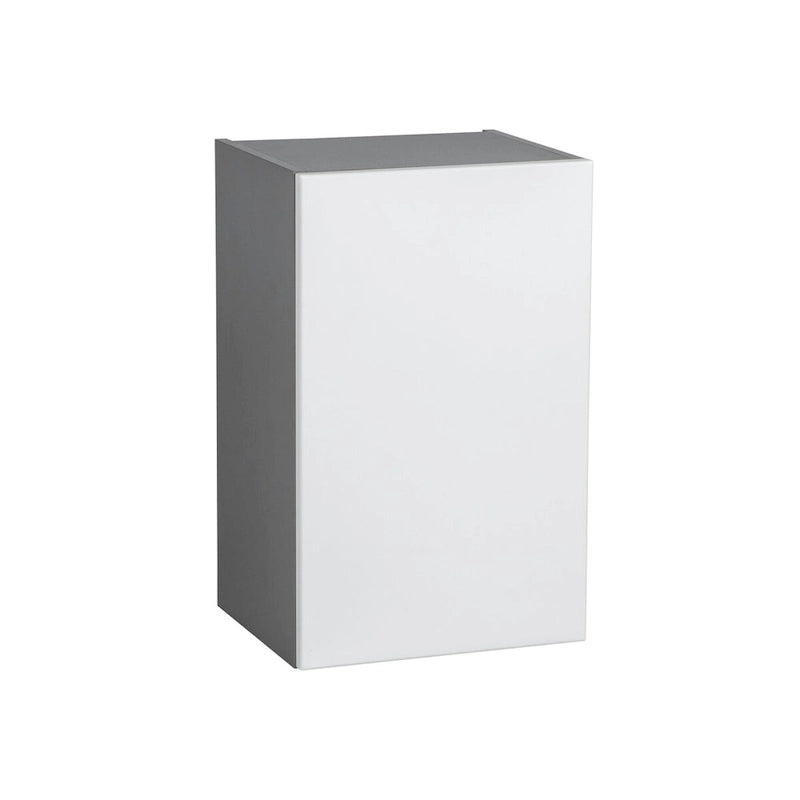 Meuble mural 21 x 24 - Une porte - Gris - 21 x 24 x 12
