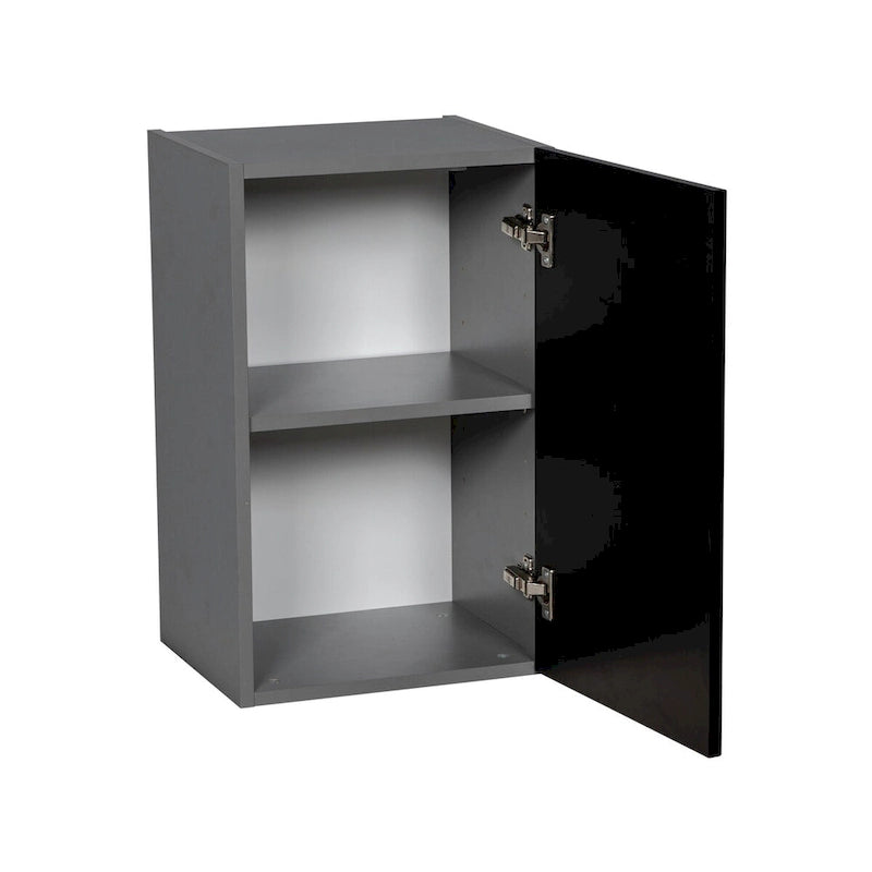 Meuble mural 21 x 24 - Une porte - Gris - 21 x 24 x 12