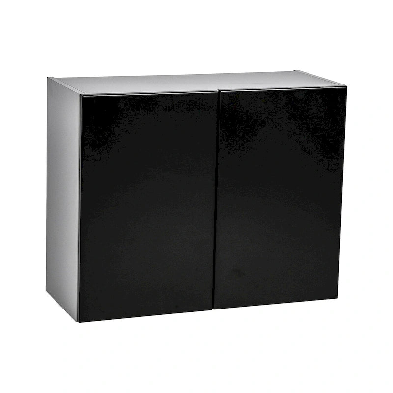 Meuble Haut Mural 24 x 24 – Double Porte – Gris - 24 x 24 x 12