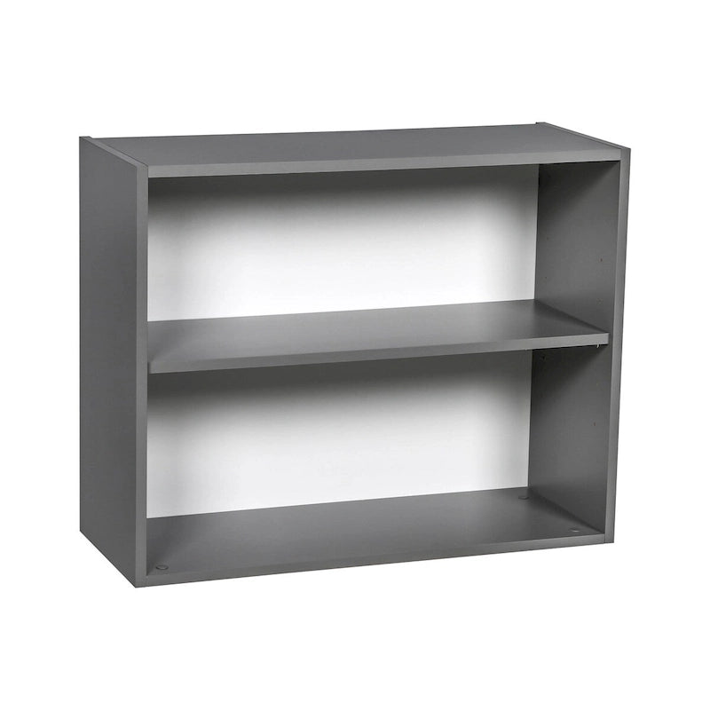 Meuble Haut Mural 24 x 24 – Double Porte – Gris - 24 x 24 x 12