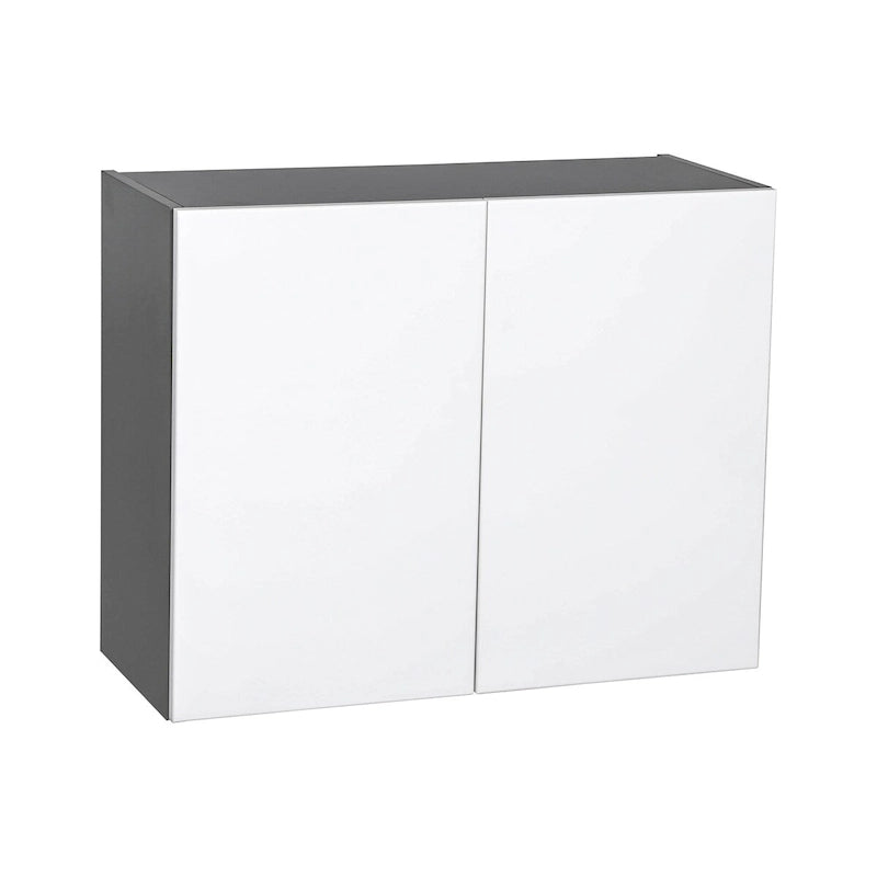 Meuble Haut Mural 24 x 24 – Double Porte – Gris - 24 x 24 x 12