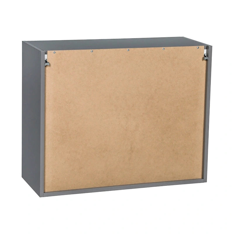 Meuble Haut Mural 24 x 24 – Double Porte – Gris - 24 x 24 x 12