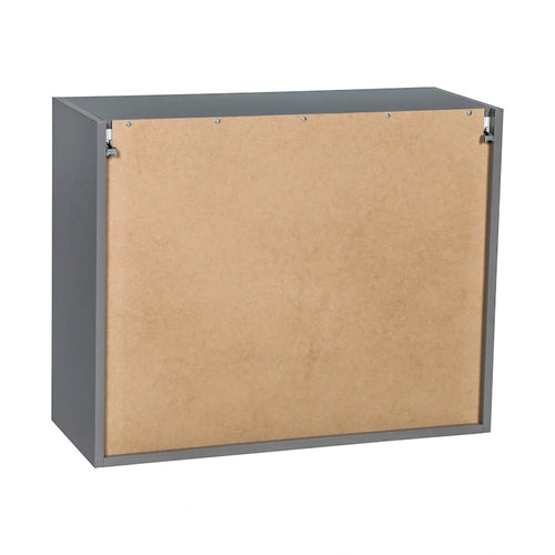 Meuble Haut Mural 24 x 24 – Double Porte – Gris - 24 x 24 x 12