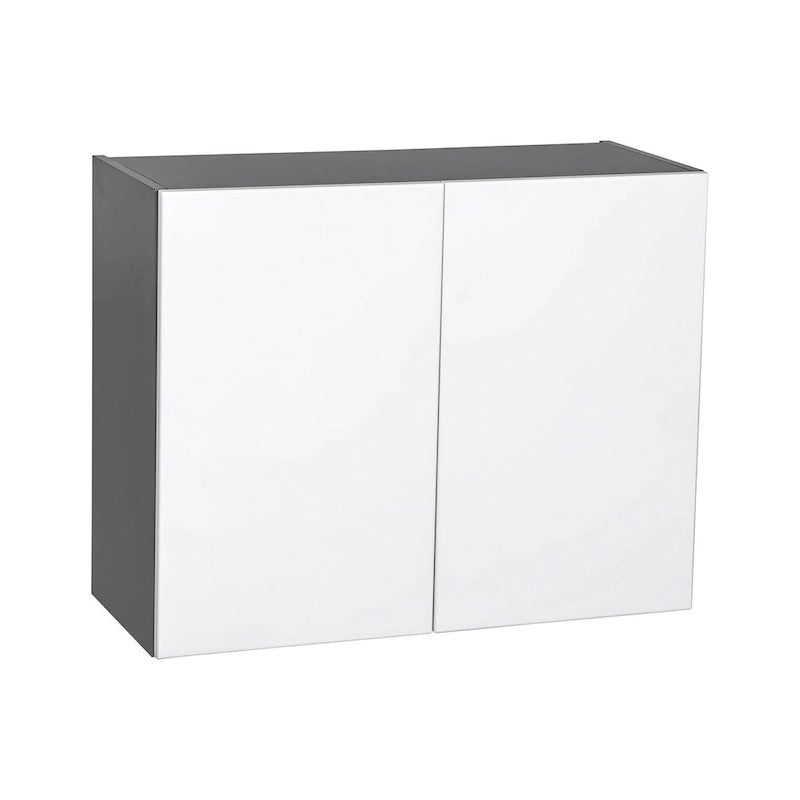 Meuble Haut Mural 24 x 24 – Double Porte – Gris - 24 x 24 x 12