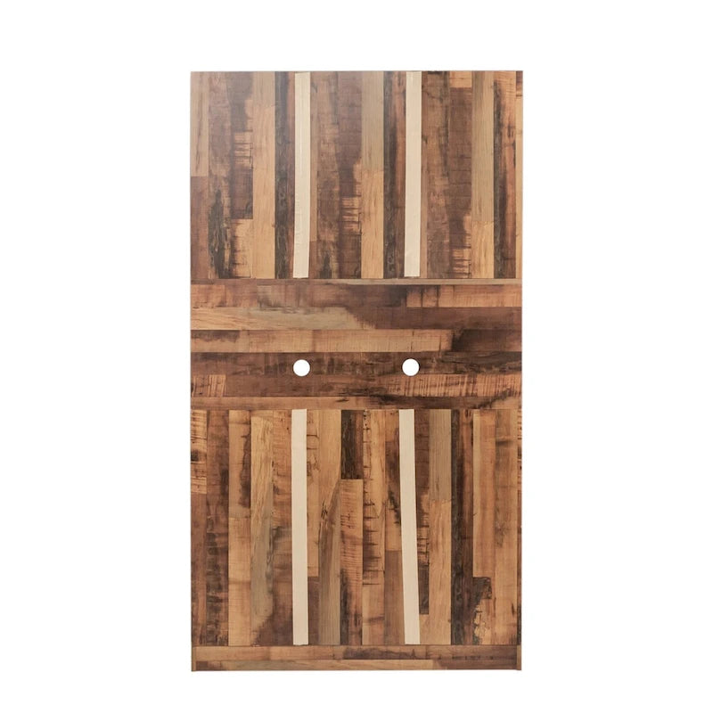 Armoire haute et meuble de cuisine de 179,90 cm, avec 6 portes, 1 étagère ouverte et 1 tiroir pour chambre à coucher