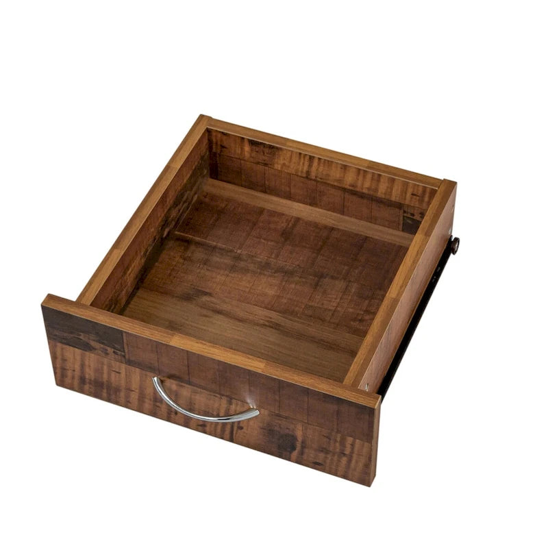 Armoire haute et meuble de cuisine de 179,90 cm, avec 6 portes, 1 étagère ouverte et 1 tiroir pour chambre à coucher
