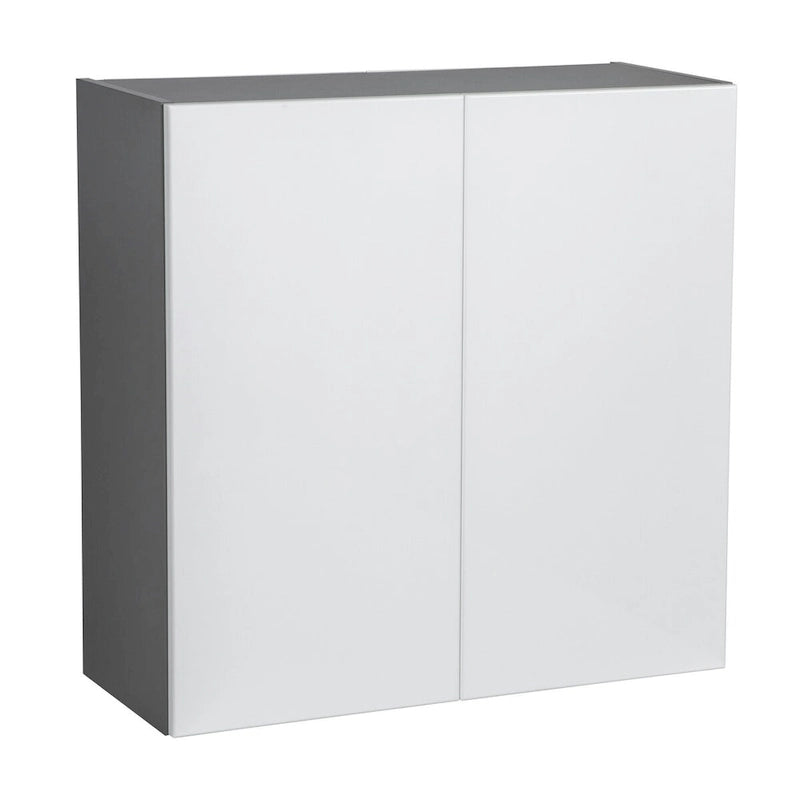 Armoire murale 30 x 30 - Double porte - Gris - 30 x 30 x 12