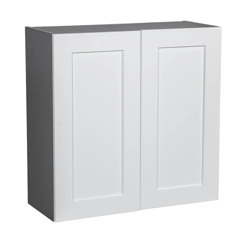 Armoire murale 30 x 30 - Double porte - Gris - 30 x 30 x 12