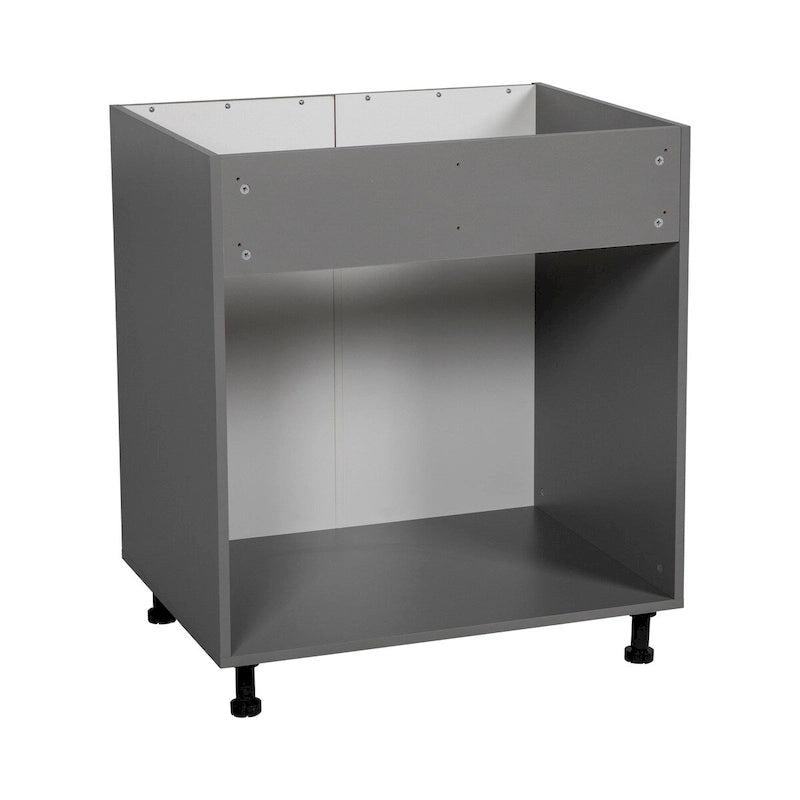 30 Meubles bas sous évier - Gris - Double porte haute - 30 x 34 1/2 x 23 3/8