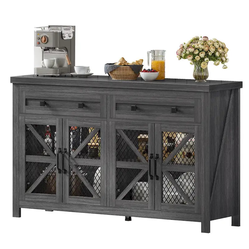 Moasis 55 Buffet de ferme avec rangement, meuble de bar à café