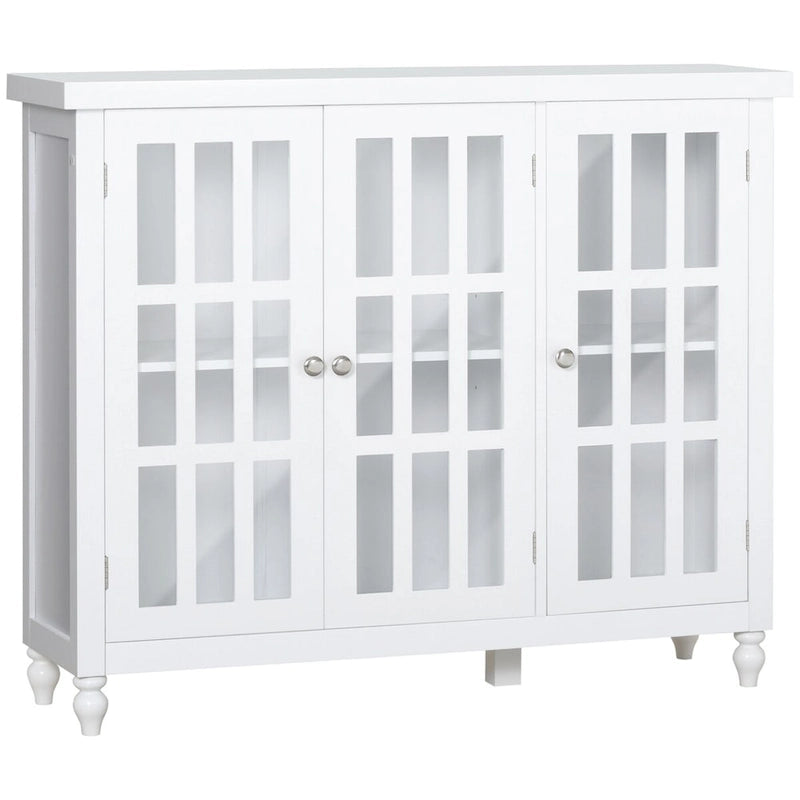 Armoire de rangement haute de 69 po avec étagères mobiles, garde-manger de style moderne avec portes à fermeture douce, café
