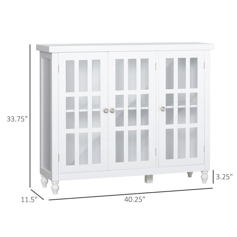 Armoire de rangement haute de 69 po avec étagères mobiles, garde-manger de style moderne avec portes à fermeture douce, café