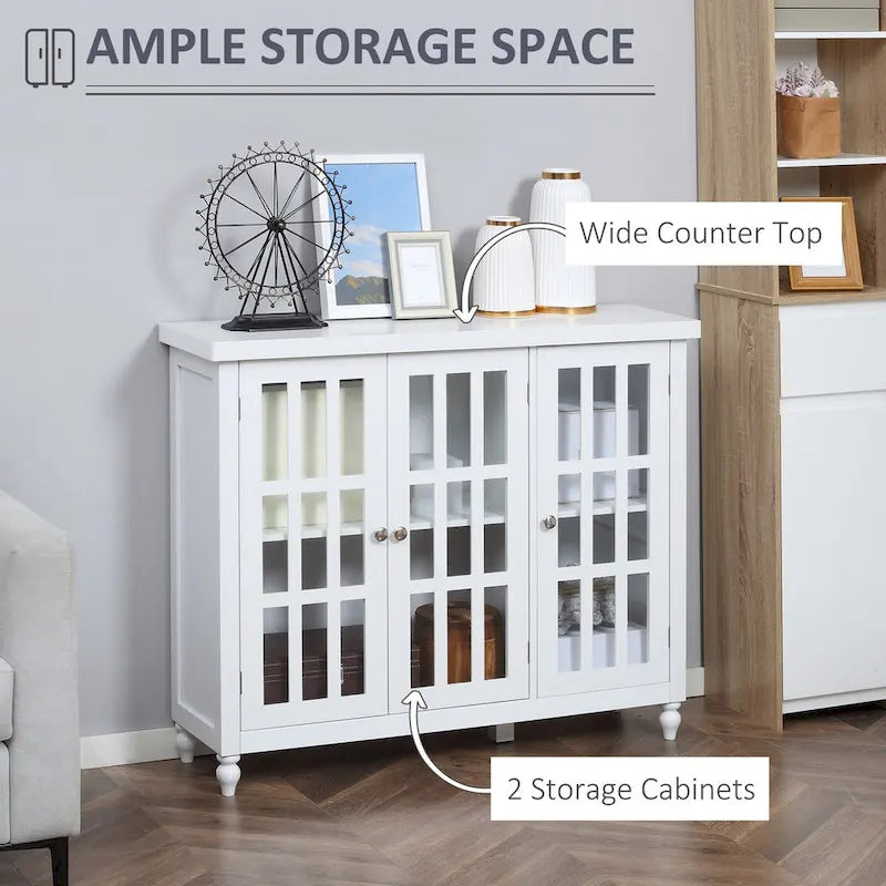 Armoire de rangement haute de 69 po avec étagères mobiles, garde-manger de style moderne avec portes à fermeture douce, café