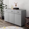 Meuble Buffet avec 3 Portes et 3 Tiroirs pour Salon