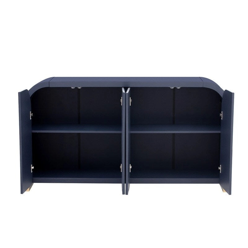 Armoire 4 portes de 59,8 po de largeur avec étagères réglables - S/O