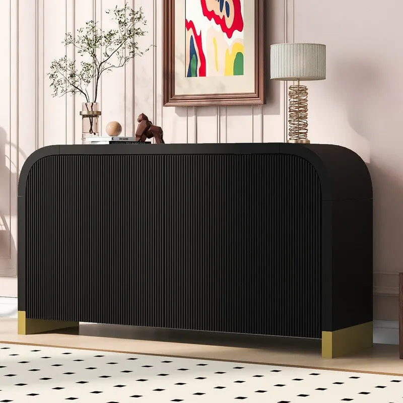 Armoire 4 portes de 59,8 po de largeur avec étagères réglables - S/O