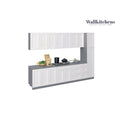 Cuisine Metropolitan Collection Blanc Mat Base 11 pieds de large - 132x24