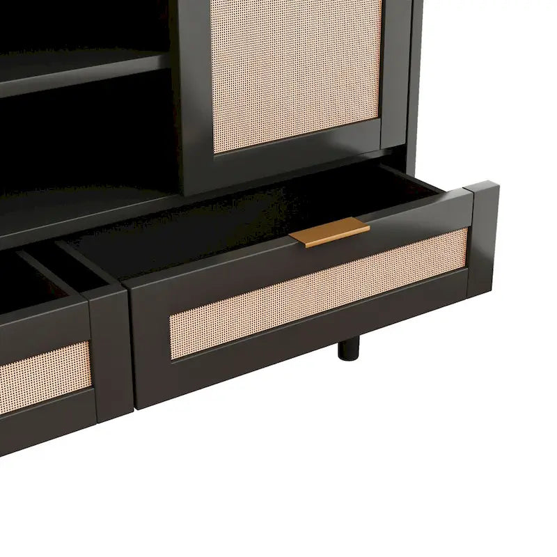 Armoire de rangement avec porte coulissante type grange - S/O