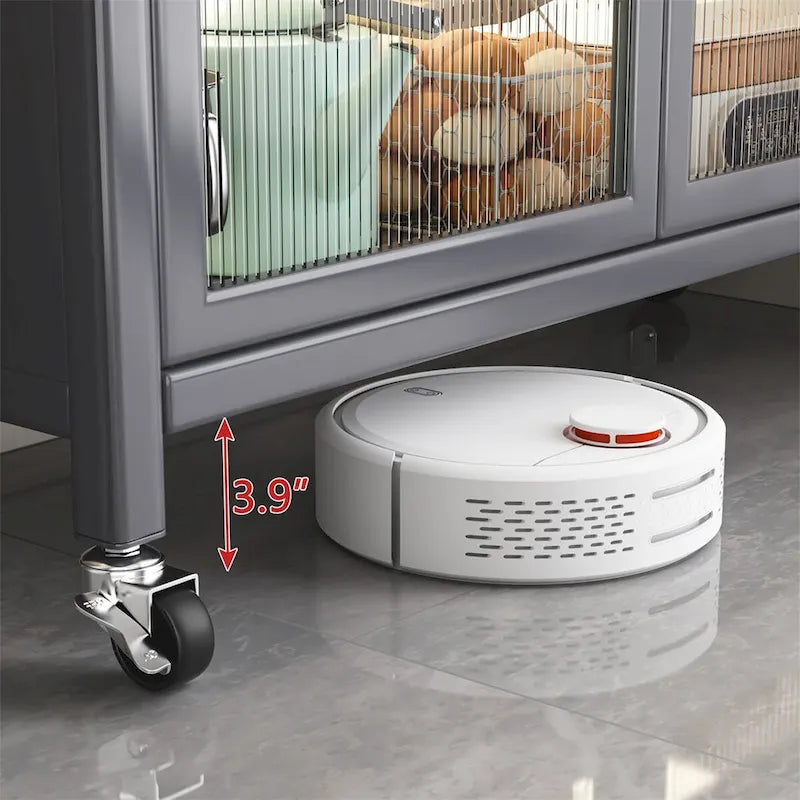 Étagères de cuisine ouvertes du sol au plafond, meuble de rangement pour micro-ondes