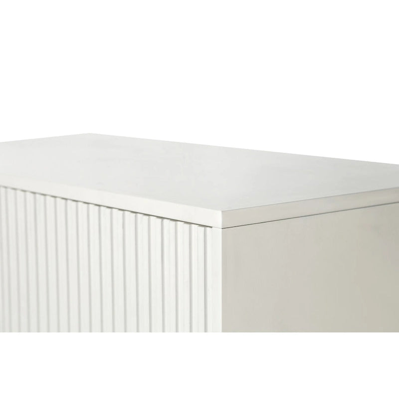 Meuble TV en bois avec armoire de rangement et étagères réglables