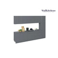 Cuisine Collection Metropolitan Coloris Gris Base Dimensions 11 pieds de largeur - 132x24