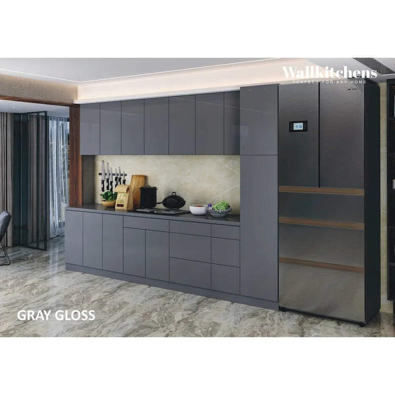 Cuisine Collection Metropolitan Coloris Gris Base Dimensions 11 pieds de largeur - 132x24