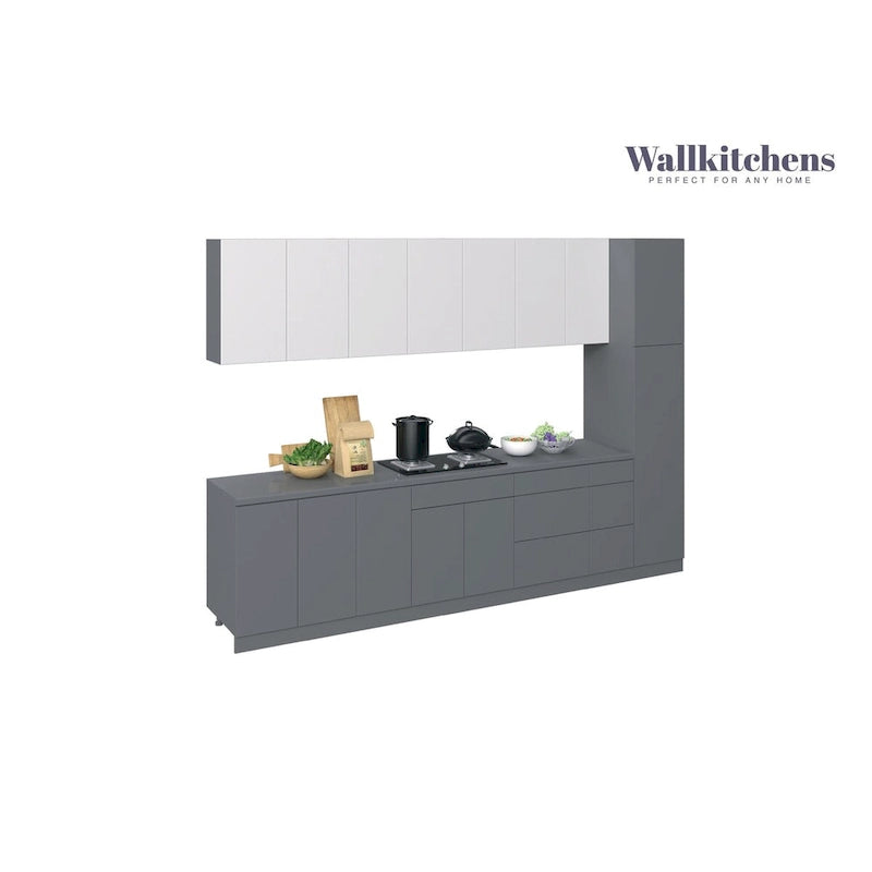 Cuisine Collection Metropolitan Coloris Gris Base Dimensions 11 pieds de largeur - 132x24