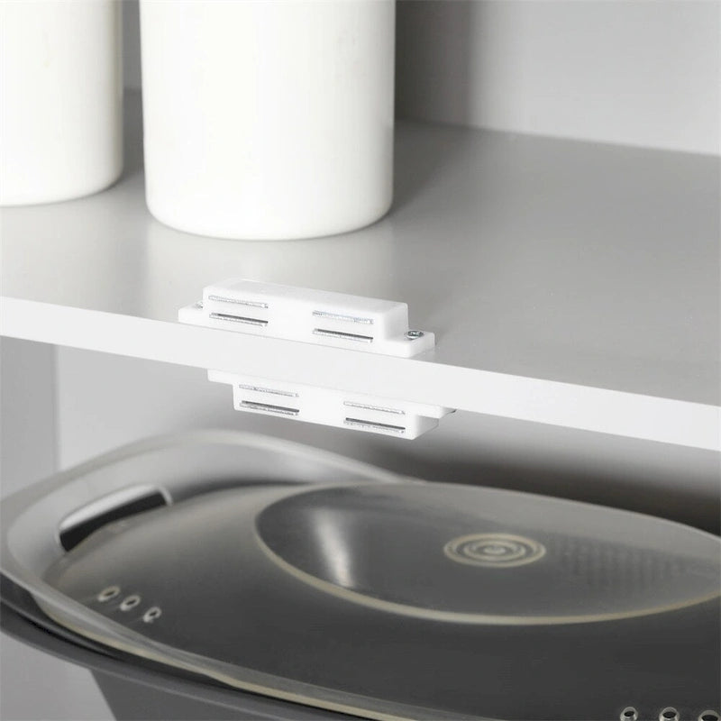 Garde-manger de cuisine autoportant, étagère à 6 niveaux avec 2 étagères réglables