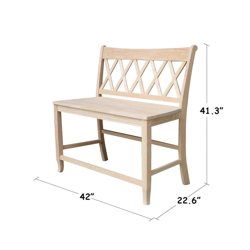 Banc Double X-Back - Hauteur d'assise 24