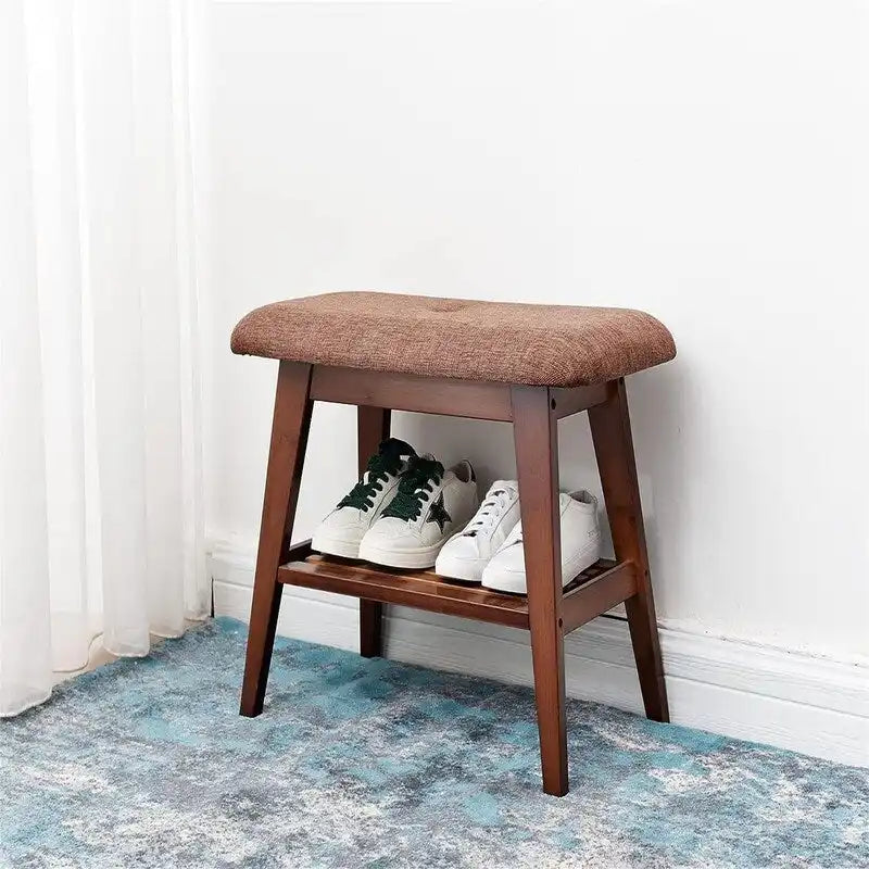 Banc d'entrée en bambou - 11,8P x 23,6L x 17,7H