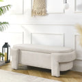 Banc rembourré avec grand espace de rangement