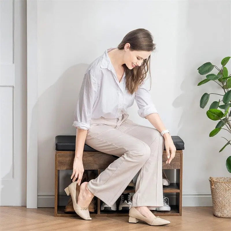 Banc de rangement - 11,8P x 31,5L x 17,5H