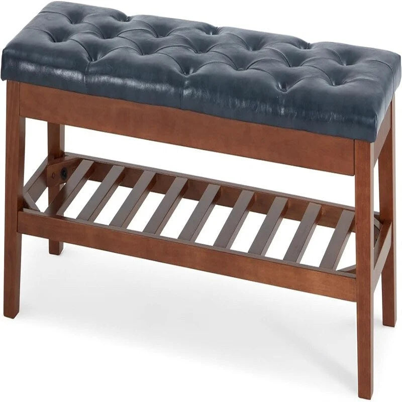 Banc à chaussures d'entrée - 43.3P x 14L x 18H