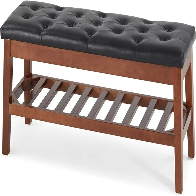 Banc à chaussures d'entrée - 43.3P x 14L x 18H