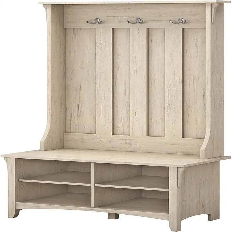 Bush Business Furniture Salinas Meuble d'entrée avec banc à chaussures - 15,75P x 31,73L x 68,11H