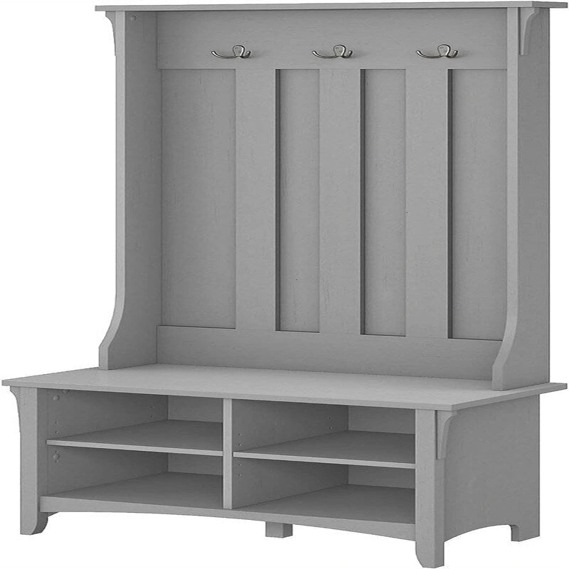 Bush Business Furniture Salinas Meuble d'entrée avec banc à chaussures - 15,75P x 31,73L x 68,11H