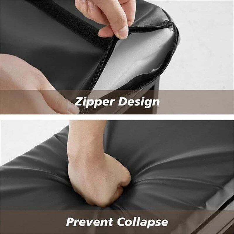 Banc de rangement pour chaussures avec couvercle 2 niveaux 99 cm - 30P x 100L x 43H
