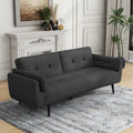 Canapé Futon Convertible 75" avec Dossier Capitonné Ajustable