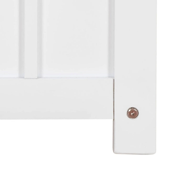 Banc de rangement moderne classique avec deux compartiments et coffre rabattable